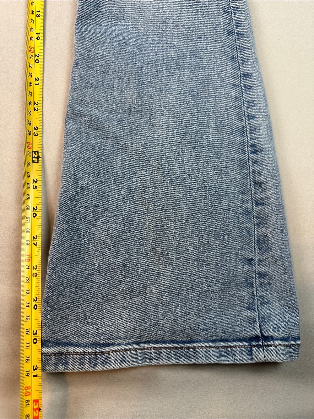 H&M Divided Light Blue Wide Leg Women's Jeans Size 2 - Picture 7 of 8